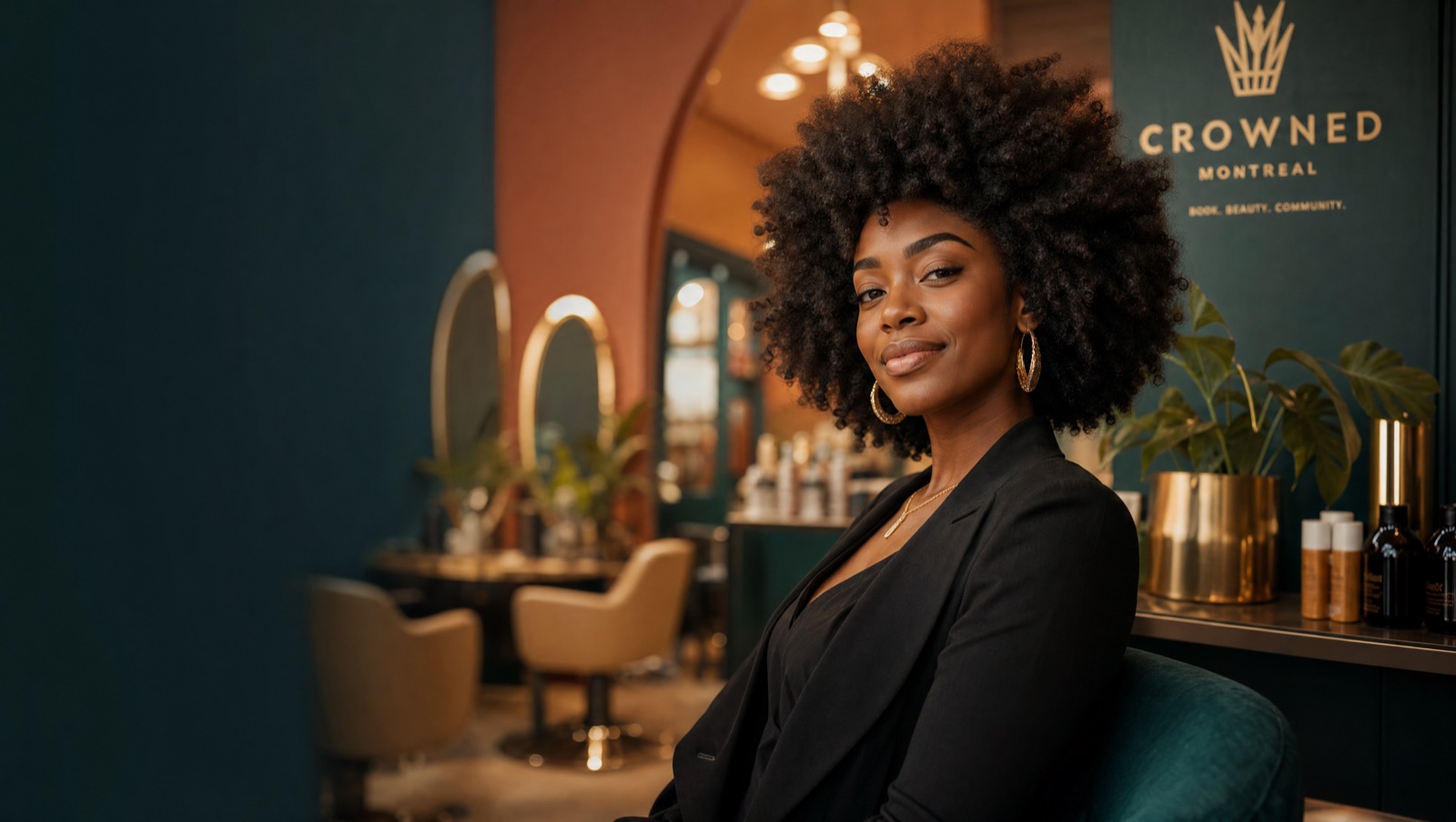 Coiffure afro premium à Montréal
